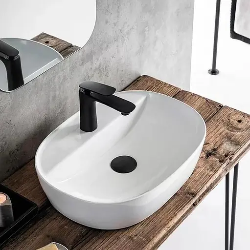 Умивальник Dusel Torino 510161W, Білий - фото 3