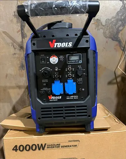 Інверторний Генератор Валіза VTOOLS VG4750iSR (3,8 - 4,0 кВт) з дисплеєм, електростартером, пультом ДУ - фото 8