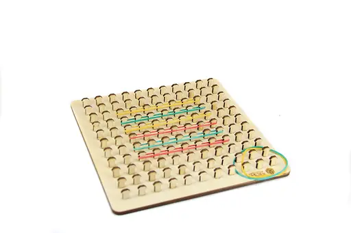 Геоборд 10х10 з табличкою множення 24х24 см - фото 7