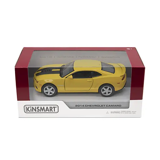 Металева інерційна легкова модель Chevrolet Camaro 2014 5", відкриваються двері - фото 2