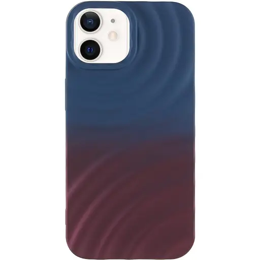 Чохол Epik TPU ColorWave для Apple iPhone 12 Pro/12 6.1 Navy Blue/Plum - фото 2