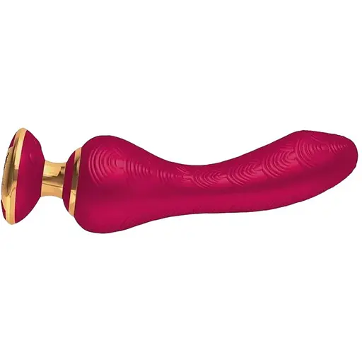 Вибратор для точки G Shunga Sanya Raspberry гибкий ствол