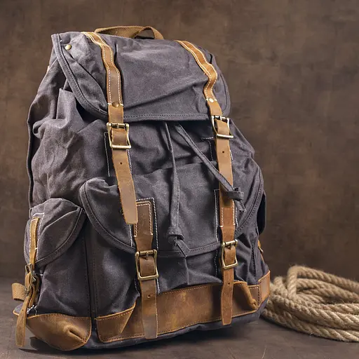 Рюкзак текстильный Vintage 43х34х19 см sum0012714 - фото 6