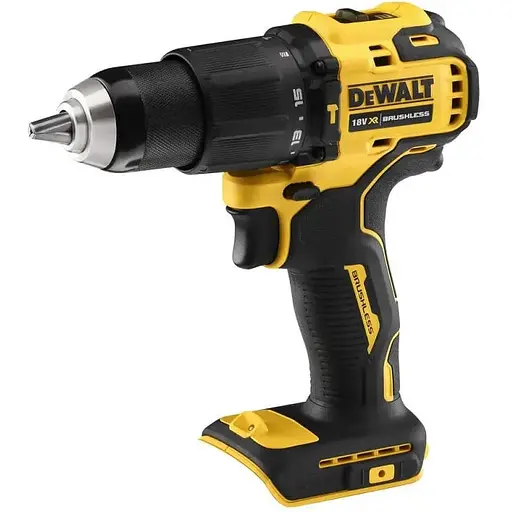 Дрель-шуруповерт ударный бесщеточный DeWalt XR Li-Ion 18В 65 Нм 450-1650 об/мин патрон 13 мм 1.2 кг без АКБ и ЗП
