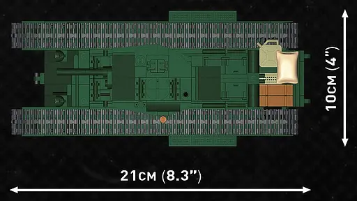 Конструктор COBI танк 1:35 Churchill Mk. III 3046 - фото 4
