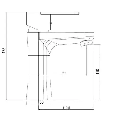 Змішувач для раковини Brinex 37W 001 - фото 4