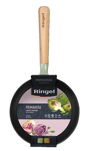 Сковорода Ringel PrimaVera чугунная 26 см без крышки (RG-1147-26 ci) - фото 5