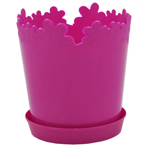 Горщик для квітів Ромашка №1, 314929, 13 × 13.5 см в асортименті - фото 4