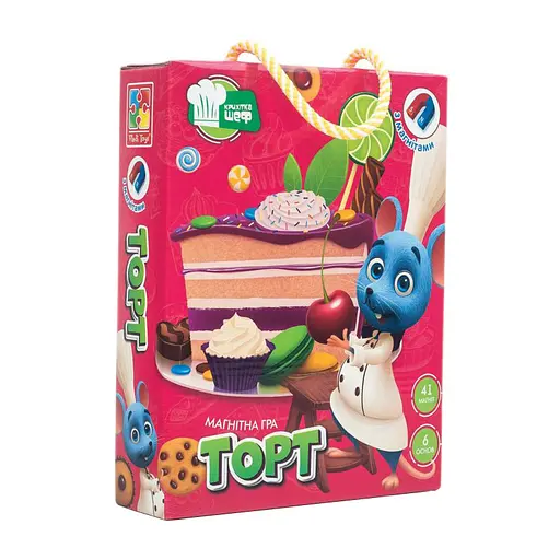 Гра магнітна "Торт" VT3004-01 (укр) - фото 1