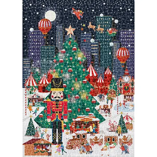 Пазлы трехслойные Interdruk Christmas City 1000 шт. (376367) - фото 3