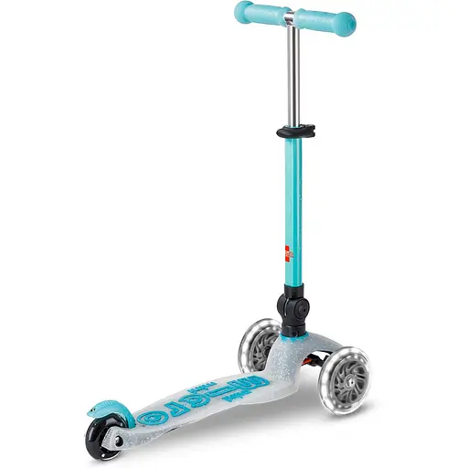 Самокат Micro Mini Deluxe Foldable Orion Glow LED Синій (MMD374) - фото 2