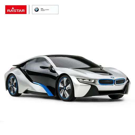 Машинка BMW i8 сірий RASTAR модель 1:24 Авто на дистанційному керуванні + пульт 2,4 ГГц - фото 3