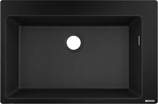 Кухонна мийка Hansgrohe S510-U660 770x510 Graphite Black 43313170, Чорний - фото 1