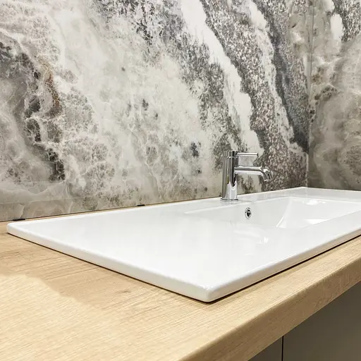 Умивальник VBI Ferrara 120 white врізний VBI-018031, Білий - фото 7