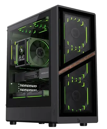 Корпус GameMax Aeris 330 GB Без БП Black (AERIS 330 GB) - фото 2