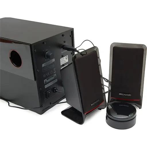 Акустическая система Microlab 2.1 M-200 Black (M-200) - фото 2