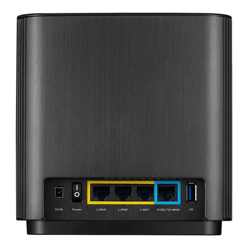 ASUS Маршрутизатор ZenWiFi XT8 2PK V2 black AX6600 3xGE LAN 1x2.5GE WAN 1xUSB3.1 WPA3 OFDMA MESH - фото 4