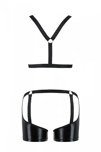 Комплект чоловічий Passion 047 SET ARON L/XL чорний - фото 5