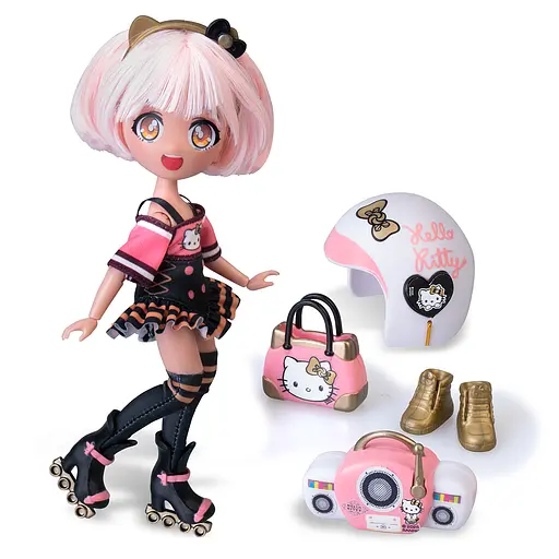 Ігровий набір 4SF Manga Dolls серії Hello Kitty Золота Ролер Діва з аксесуарами (HKTF1000) - фото 3