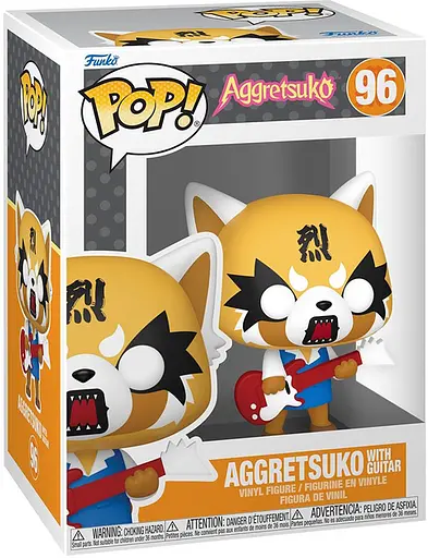 Фігурка Funko Pop Агресивна Рецуко з гітарою Aggretsuko with Guitar 10 см FP A 96 - фото 2