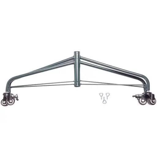 Підставка для різдвяної ялинки Hvoya ковзаюча, металева з коліщатами - фото 2