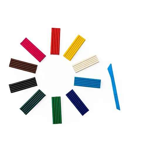 Пластилин 10 цветов, 160 грамм, стек, Увлечения, 99IDEAS - фото 7