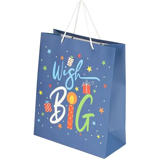 Пакет подарунковий Leader Happy Birthday 5164 Синій - фото 1