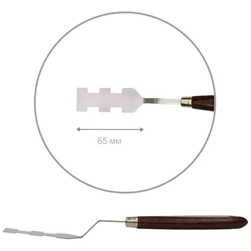 Мастихін Rosa Studio ArtWork №7 прямокутний довжина 6.5 см - фото 1