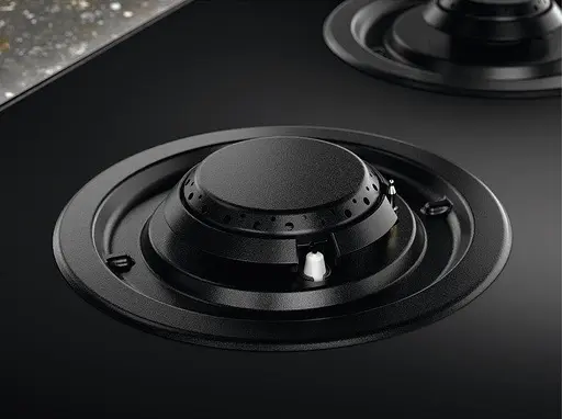 Варильна поверхня комбінована Electrolux 60 см розширена зона чугун чорний - фото 2