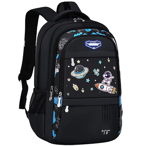 Рюкзак Космонавт, 30x12x45 см, 3 отделения, 4 кармана, на молнии, C72852 (в ассортименте) - фото 4