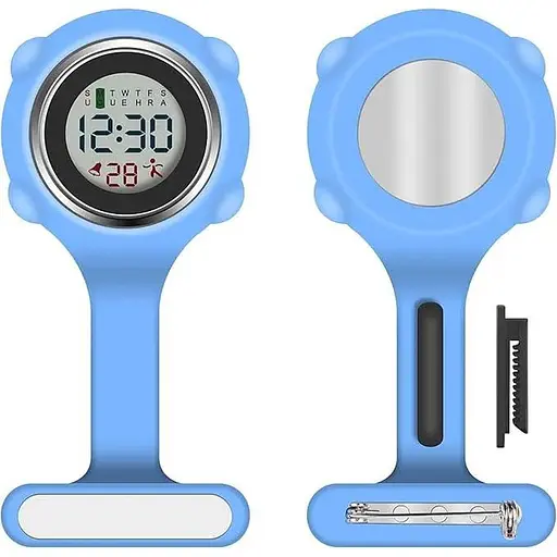 Годинник для медсестер Vicloon Брошка Силіконовий годинник для медсестер із затискачем Кишеньковий годинник для медсестер FOB