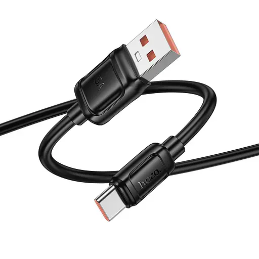 Дата кабель Hoco X115 Surpass USB to Type-C 100W (1m) Black - фото 4