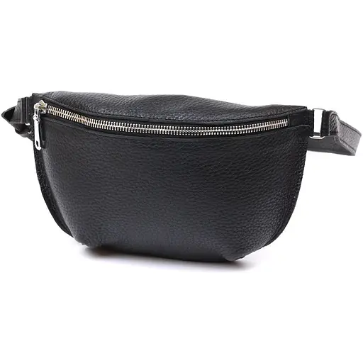 Шкіряна жіноча сумка бананка Shvigel 22х13.5х6 см sum0020201 - фото 1