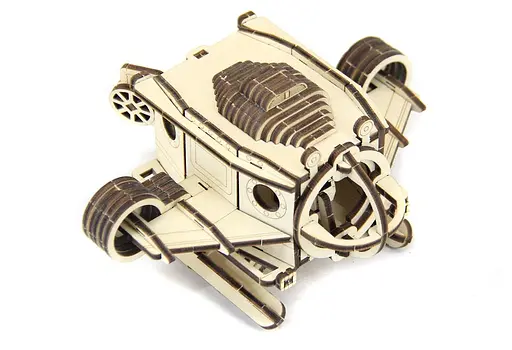 Дерев'яний конструктор "Батискаф " 79 деталей - фото 6