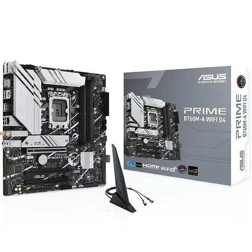 Материнская плата ASUS PRIME B760M-A WIFI D4 (PRIME B760M-A WIFI D4) (Socket 1700, Intel B760, Micro-ATX) - фото 5