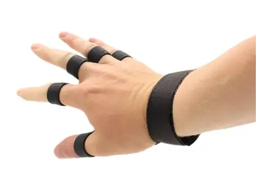 Тренажер-еспандер для пальців рук та кисті EasyFit Spiderweb Чорний (EF-1901) - фото 4