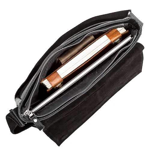 Сумка кожаная мужская SHVIGEL  30х22х8 см sum0012640 - фото 4