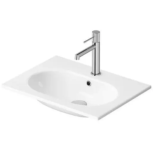 Умивальник меблевий Cersanit Zen 60 см білий K117-002, Білий - фото 1