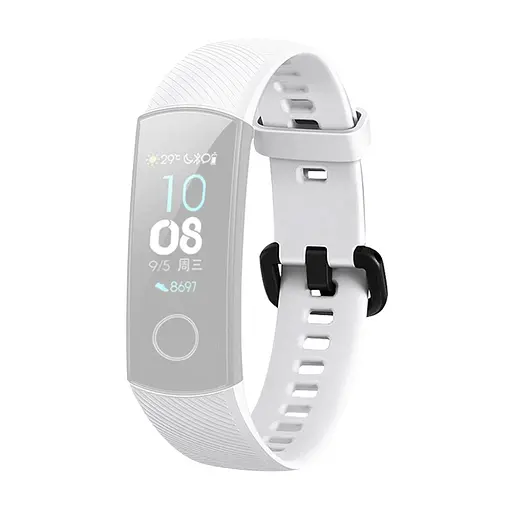 Ремінець для фітнес-браслета MIIQNUS для Honor Band 4 і 5 білий - фото 2