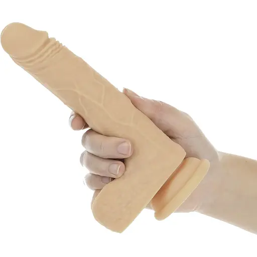 Фалоімітатор з ротацією та пульсацією Addiction Naked The Freak 7.5 Rotating & Thrusting Vibrating - фото 3