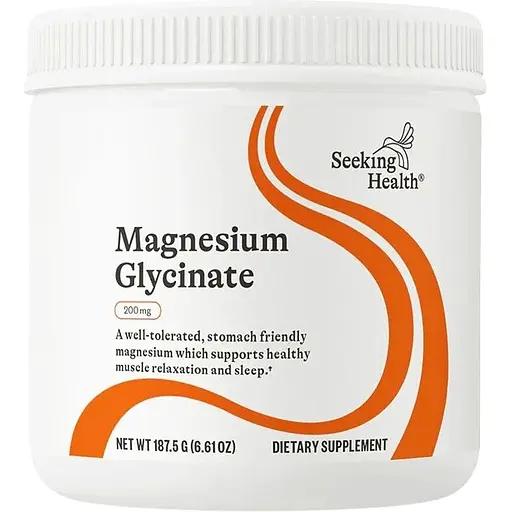 Магний глицинат Seeking Health Magnesium Glycinate Powder 200 мг 187.5 г 