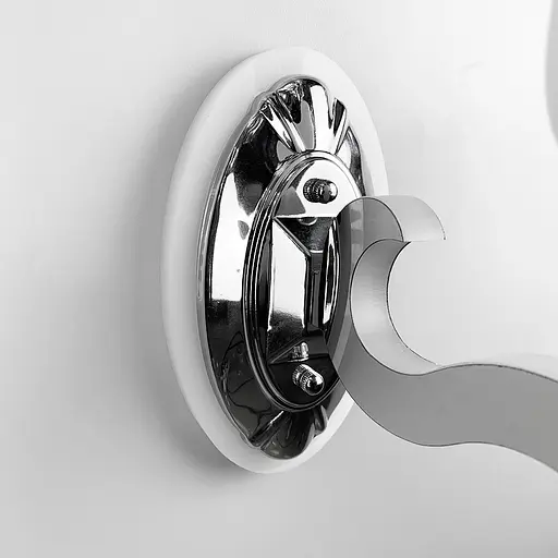 Бра з білим плафоном в хромовому корпусі Line F 86517/1 CH - фото 4