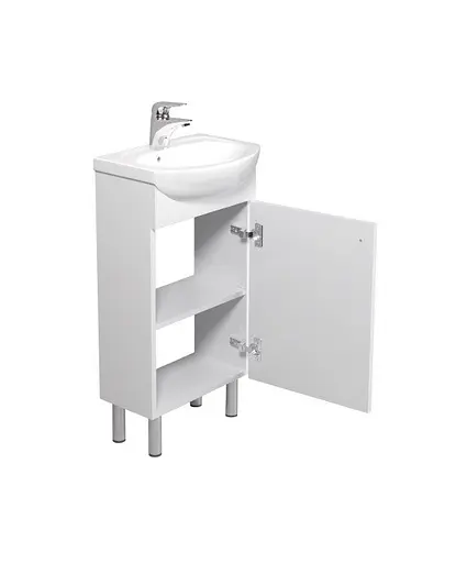 Тумба Мойдодир Фокус 40 з умивальником Solo 40 Білий - фото 4