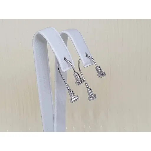 Срібні сережки Срібний рай 64907 - фото 3