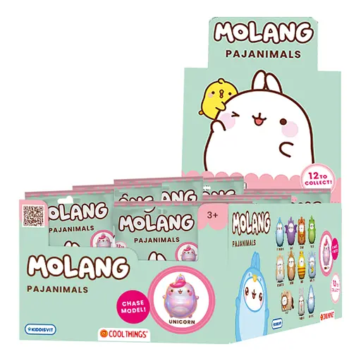 Дисплей фігурок-сюрпризів Cool Things серії Molang - Милі піжамки 24 шт. (ML029-CDU) - фото 1