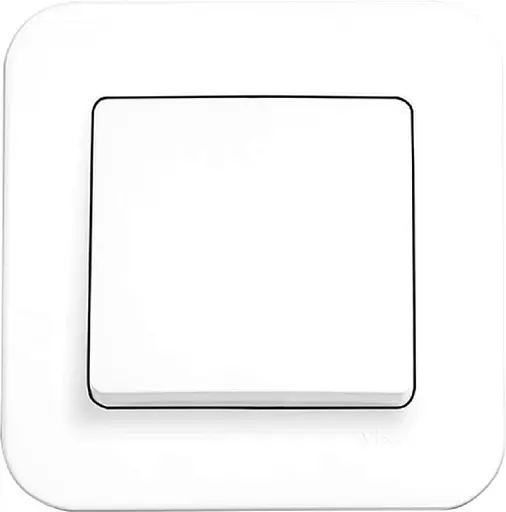 Вимикач одноклавішний VIKO Rollina Білий (90420001)