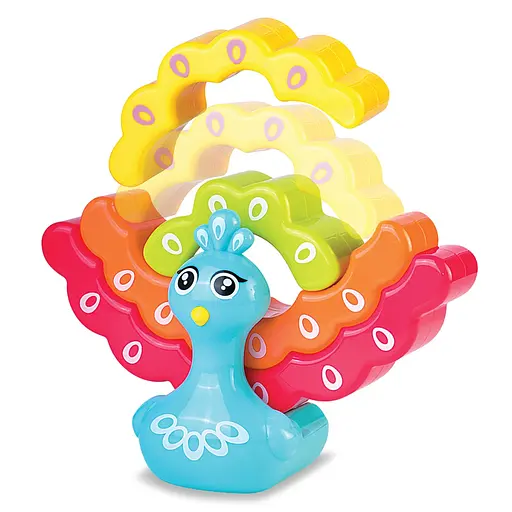 Развивающая игрушка Kiddi Smart Радужное павлинье птенчо (4508-KS) - фото 2