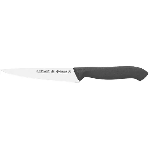 Ніж для чищення овочів 3 Claveles 120 мм Чорний 000266959