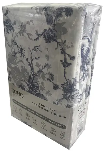 Комплект постільної білизни Євро 200х220 см Roses SOHO pbe0050841 - фото 2