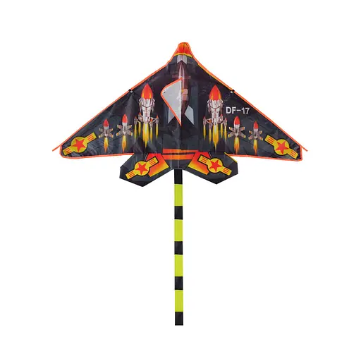 Воздушный змей «Самолет» VZ2212 200 см Черный